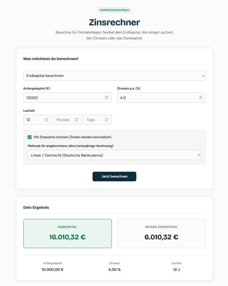 Zinsrechner